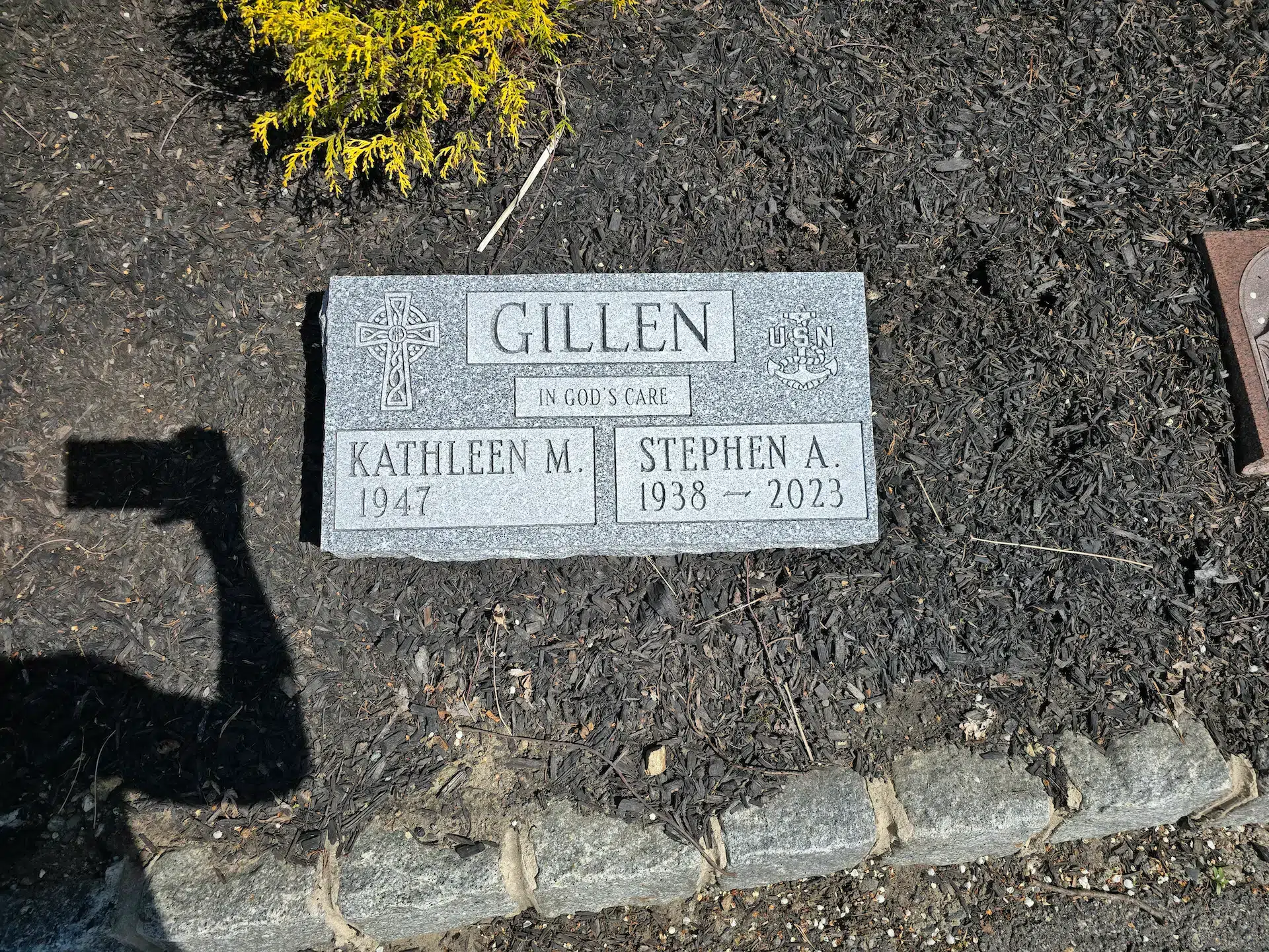 Granite Grave Marker Designs hand-carved by Marker Design Guide in NJ — image 3